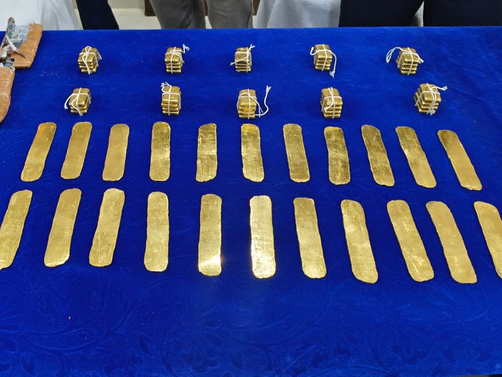 Gold worth about Rs 5 crore seized in Mahasamund | महासमुंद में पकड़ाया करीब 5 करोड़ का सोना: बंगाल से महाराष्ट्र ले जा रहे थे, 5 लोग हिरासत में, मामला DRI को सौंपने की तैयारी